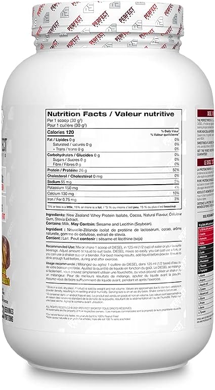 Perfect Sports - Diesel New Zealand Whey Isolate (2lbs)