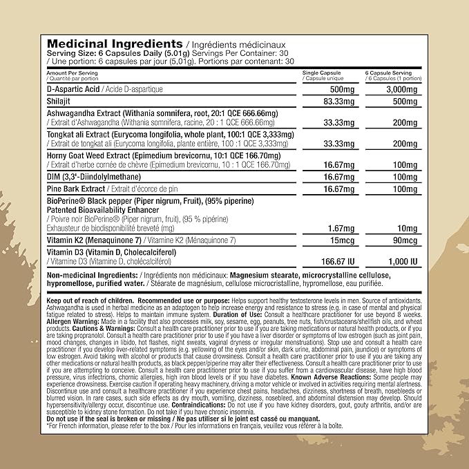 Grizzly Test Booster (30 servings)