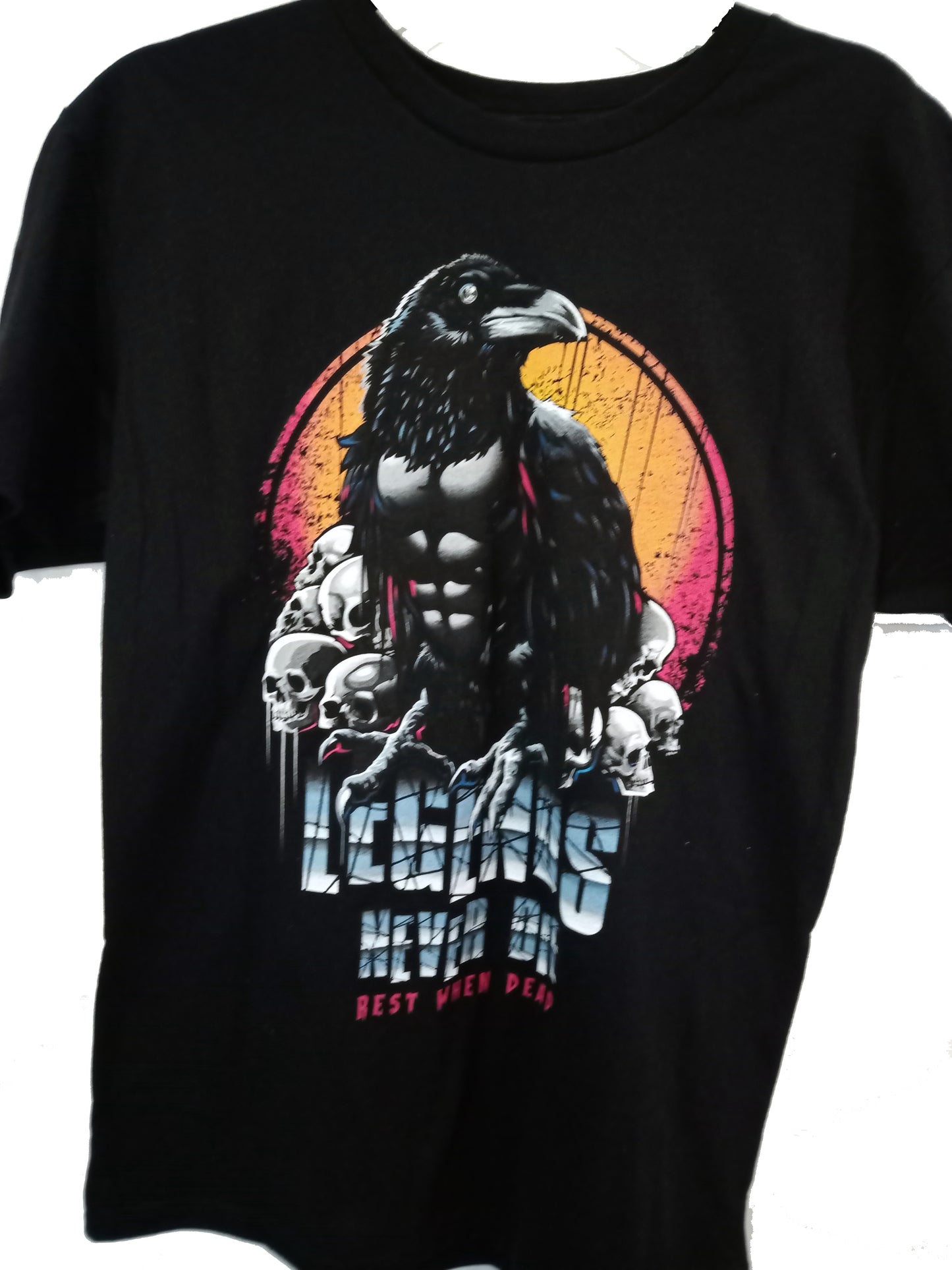 Rest When Dead - Legends Never Die Tshirt -  Black