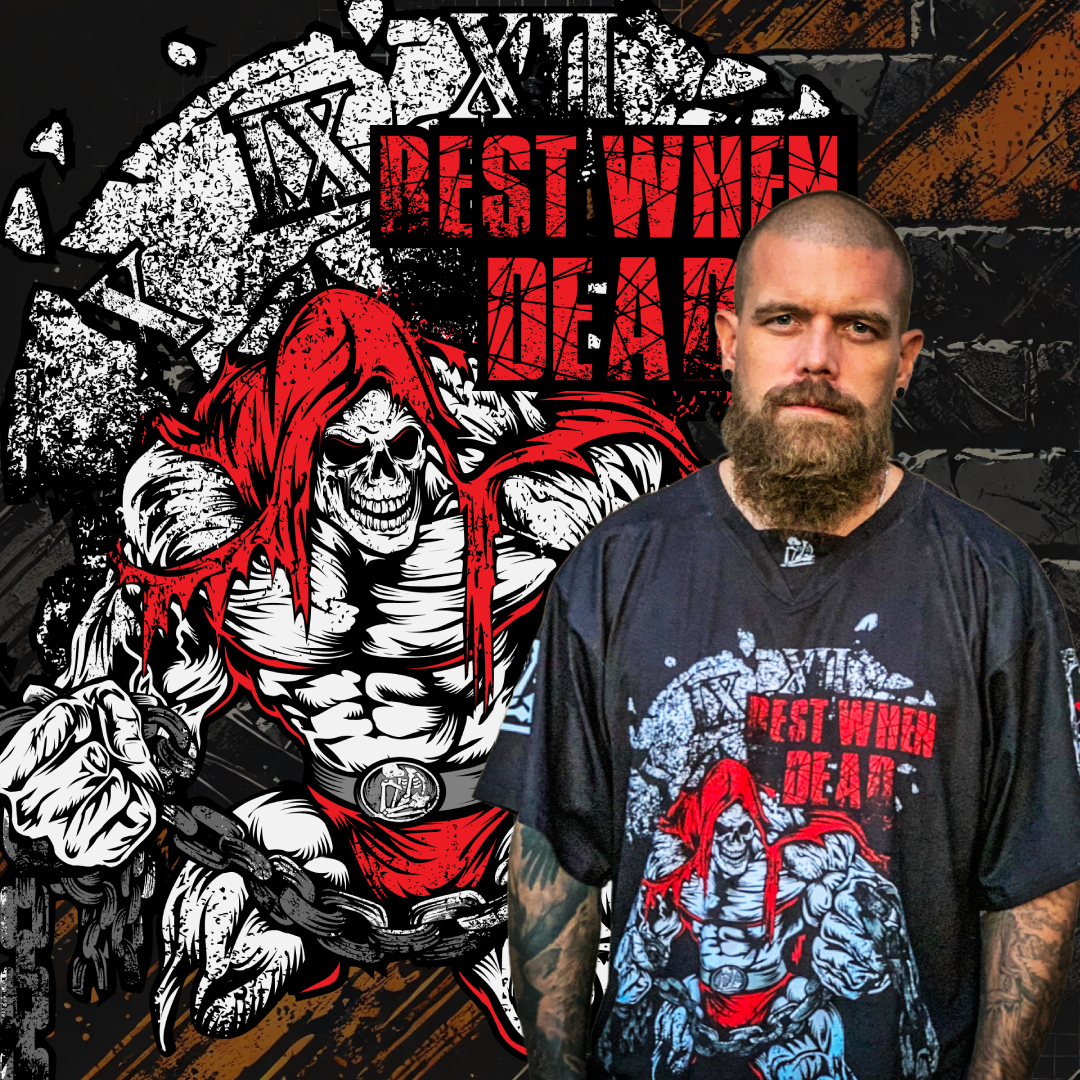 Rest When Dead - Short Sleeve Oversized Jersey Tee