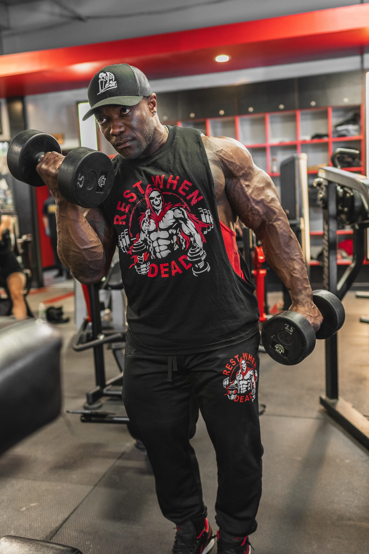 Rest When Dead - Jacked Reaper 2 Sleeveless Tank - Black