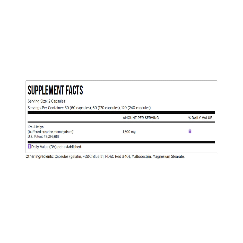 EFX Sports - Kre-Alkalyn - 120 caps