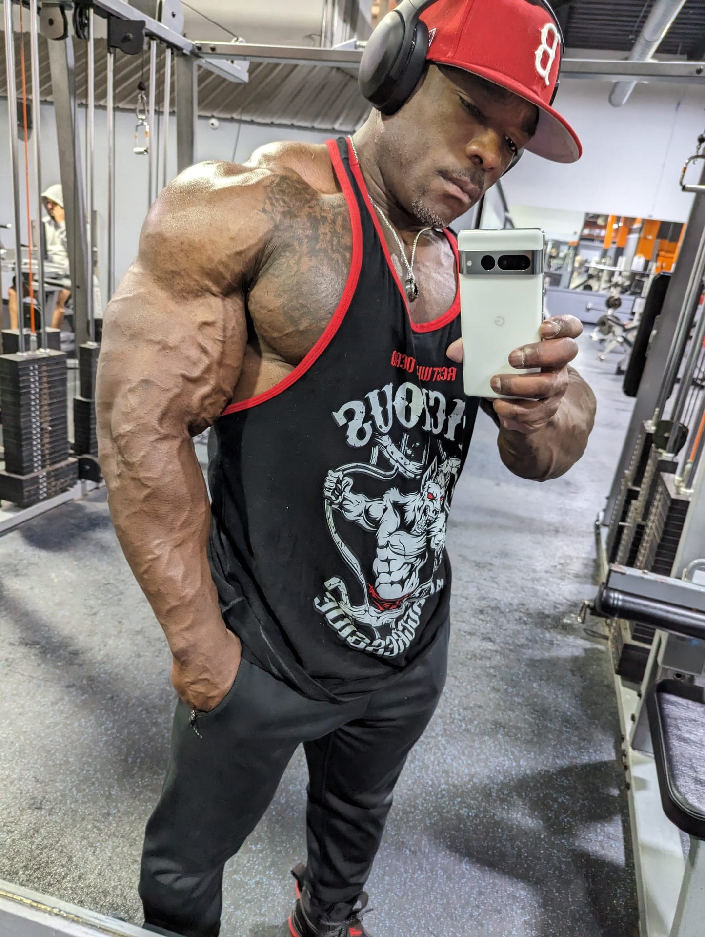 Rest When Dead - Vicious & Aggressive Classic Tank - Black/Red