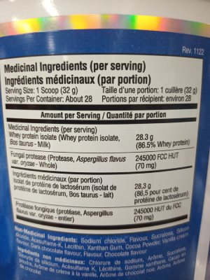 EVOGEN - ISOJECT Whey Protein Isolate - 28 serving