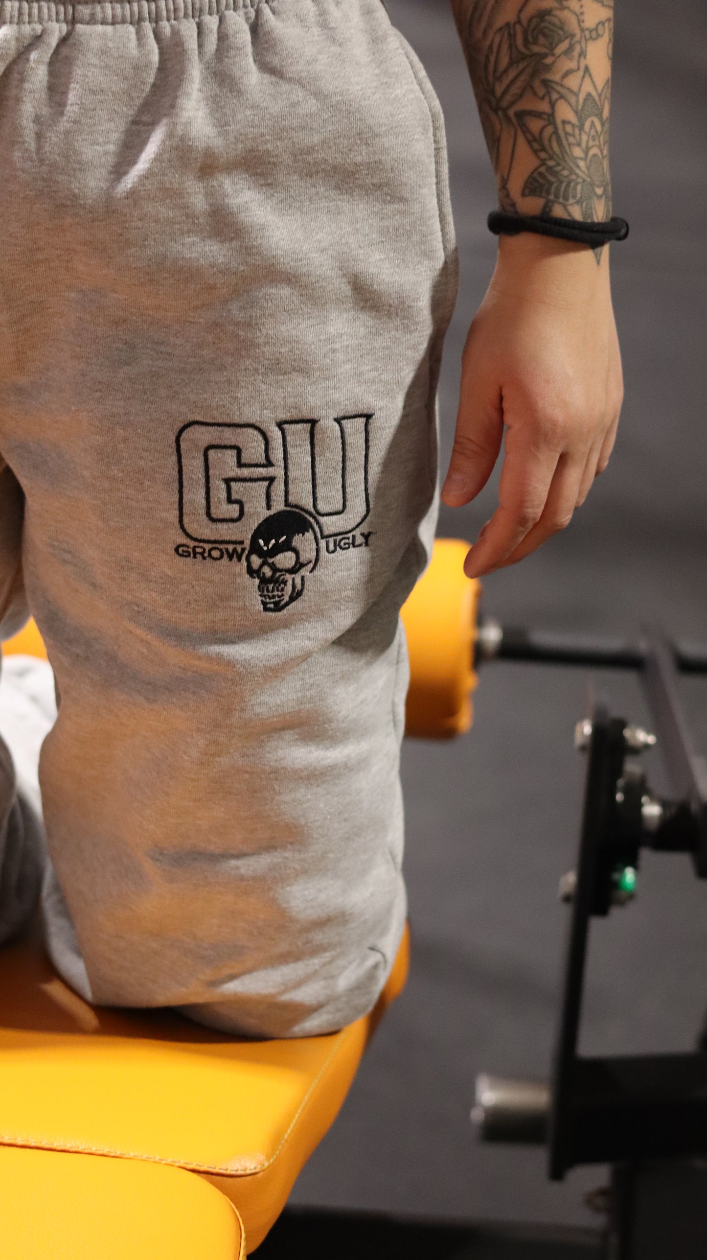 Grow Ugly Fitness Clothing - Heavyweight sweatpants (Grey)