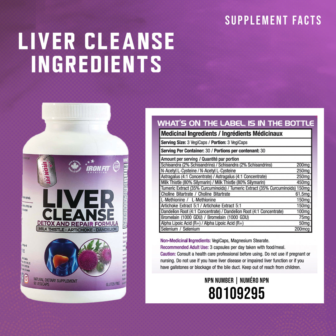 Iron Fit Nutriton - Liver Cleanse (90 Caps)