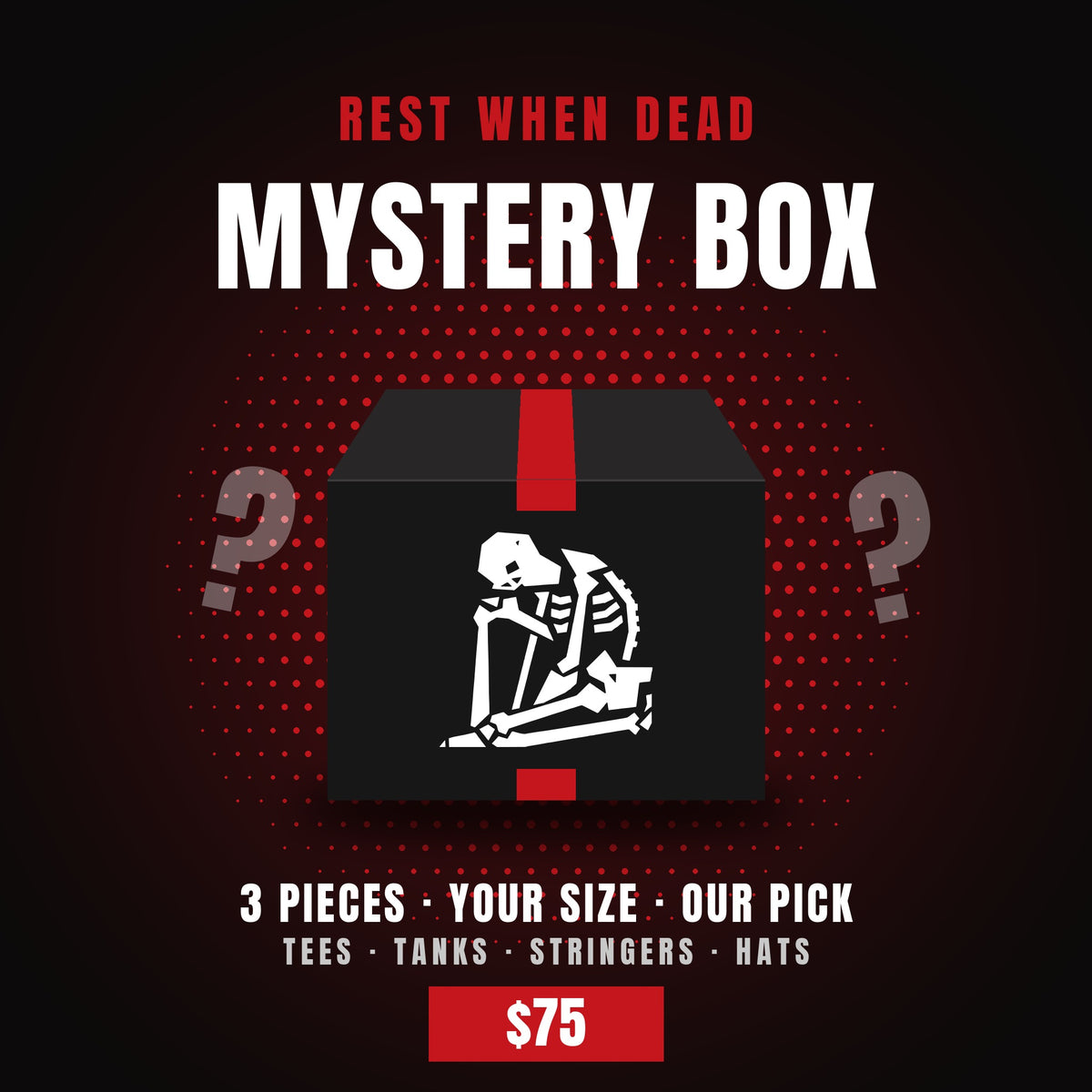 Rest When Dead - Mystery Box (3 Pieces)