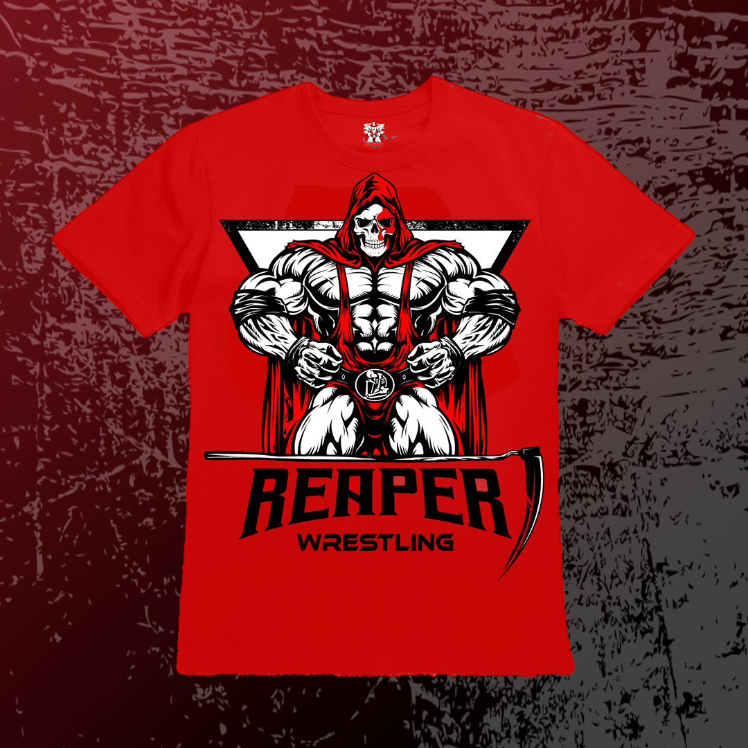 Reaper Wrestling - Original Logo Tee - Red