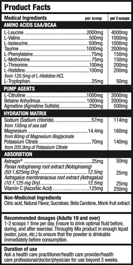 Bull Nutrition - Amino Xplode (30/60 Serving)