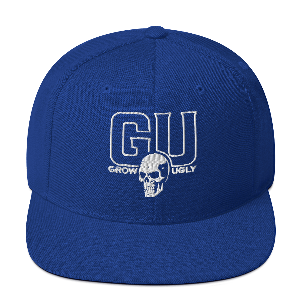 Grow Ugly Fitness Clothing - Snapback hat - Bllue