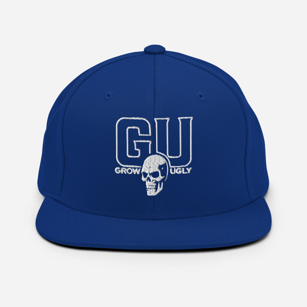 Grow Ugly Fitness Clothing - Snapback hat - Bllue