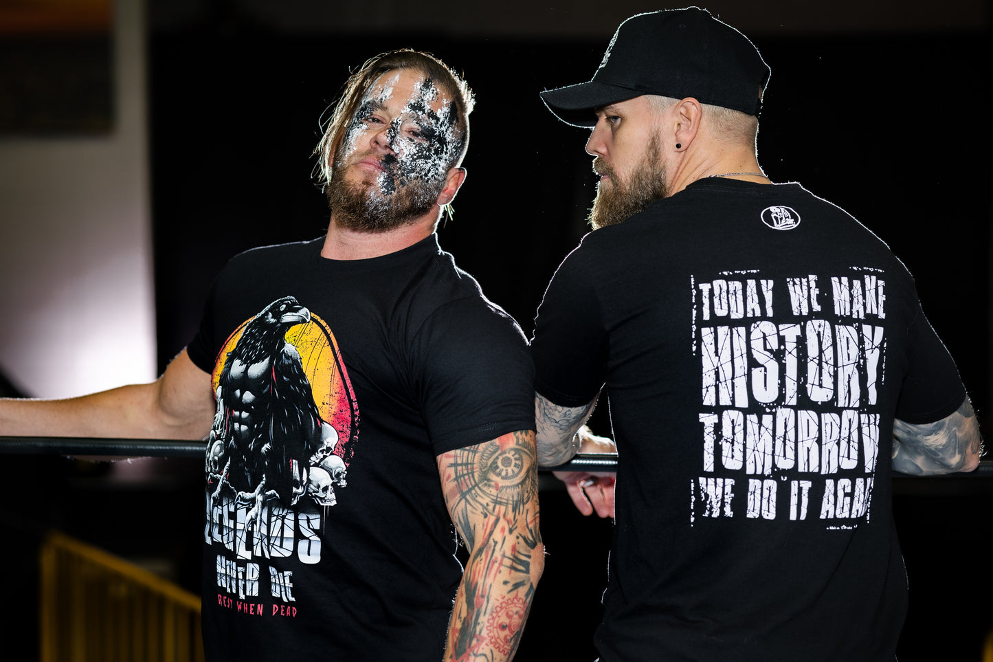 Rest When Dead - Legends Never Die Tshirt -  Black