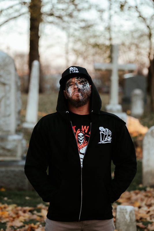 Rest When Dead - Reaper 2 - Zip Up Hoodie