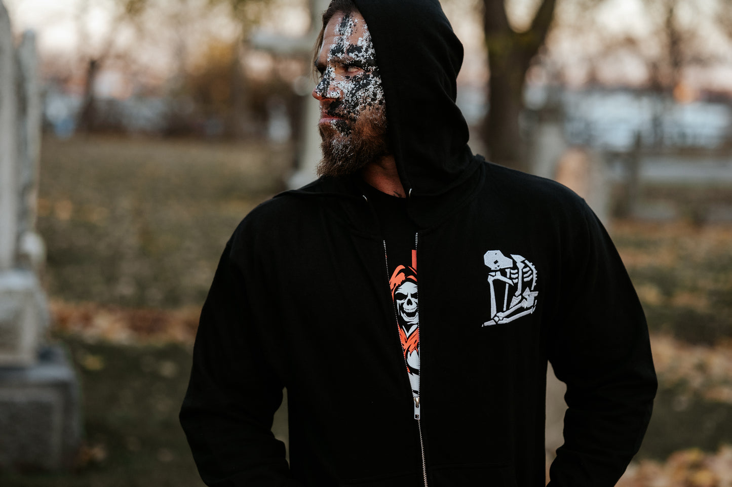 Rest When Dead - Reaper 2 - Zip Up Hoodie