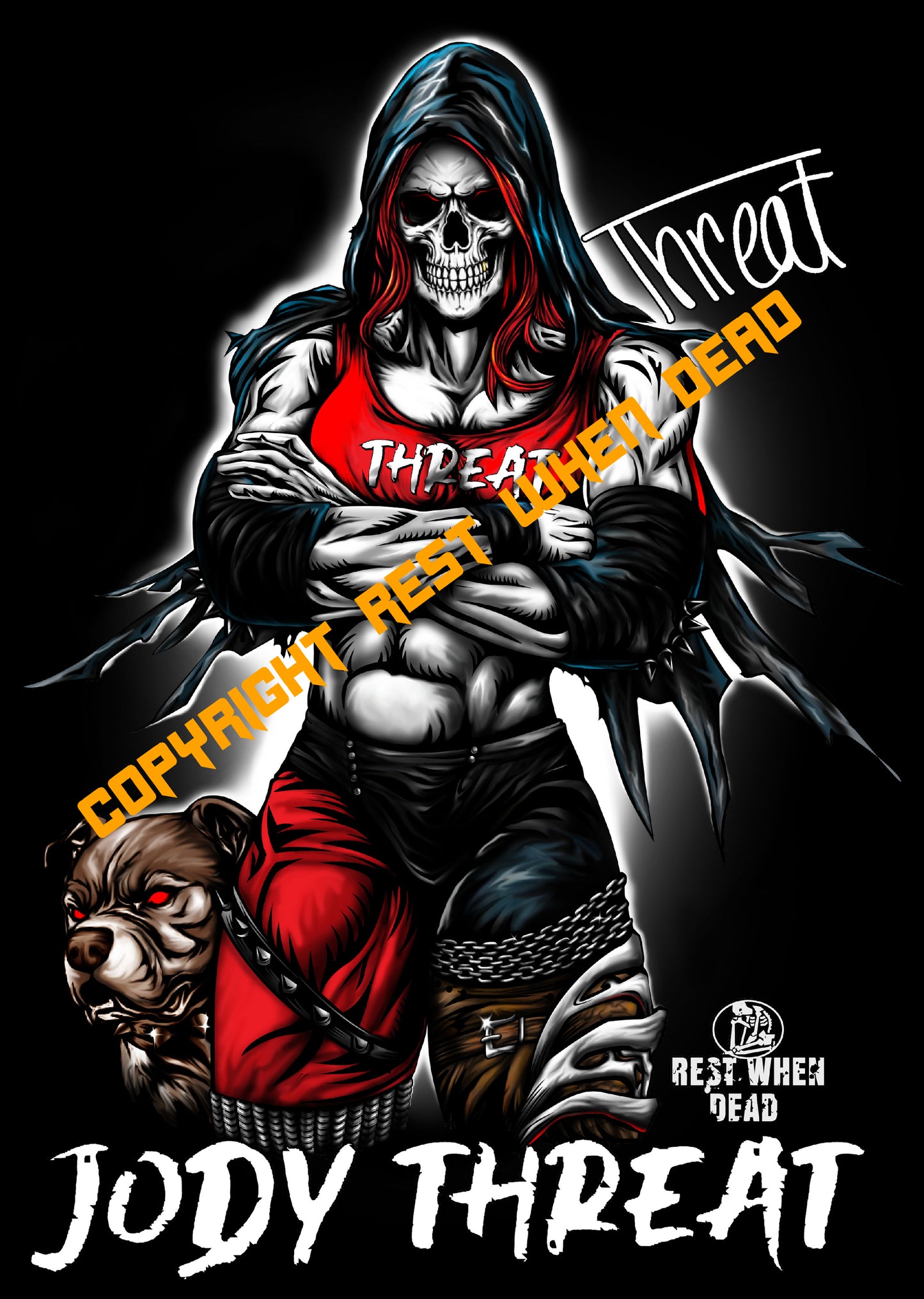 Rest When Dead - Jody Threat - Signature Tee