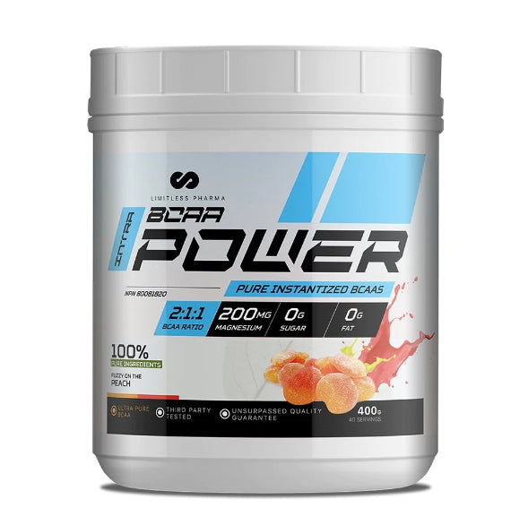 Limitless Pharma - BCAA Powder (400g 40 Serv)