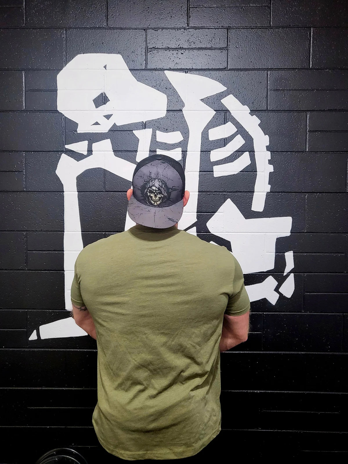 Rest When Dead - Classic Logo Tee - Army Green