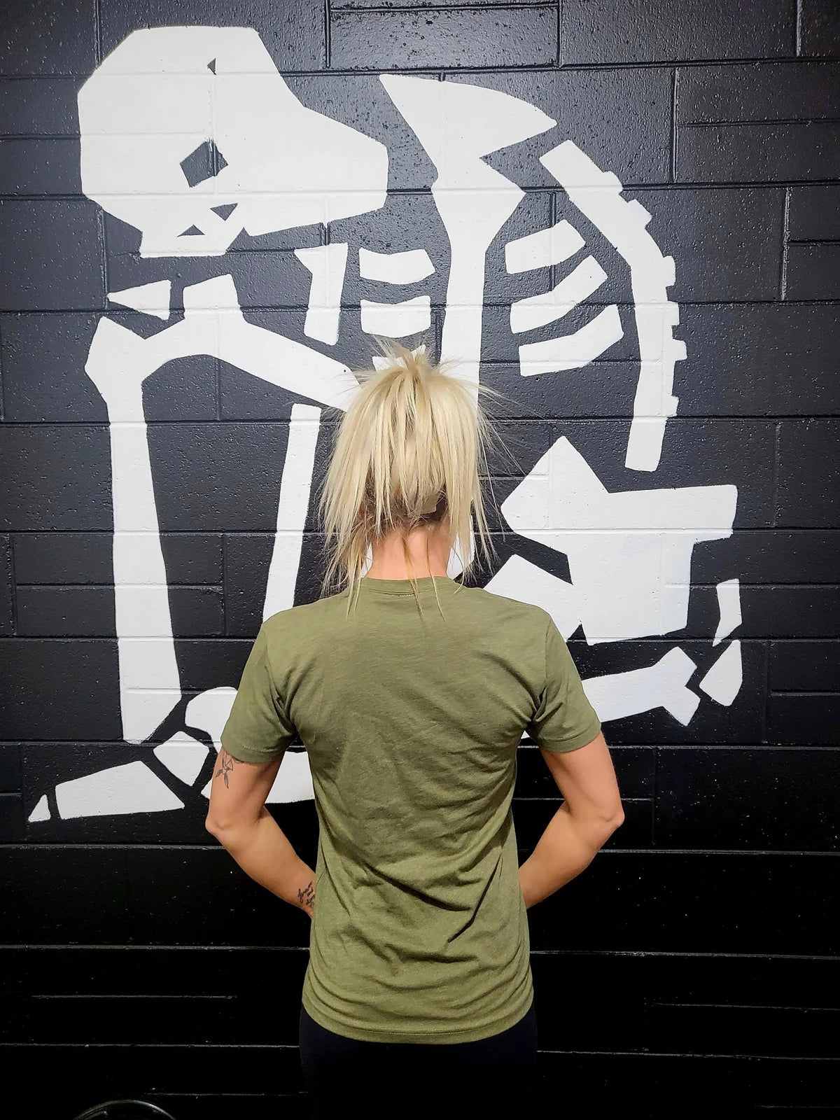Rest When Dead - Classic Logo Tee - Army Green