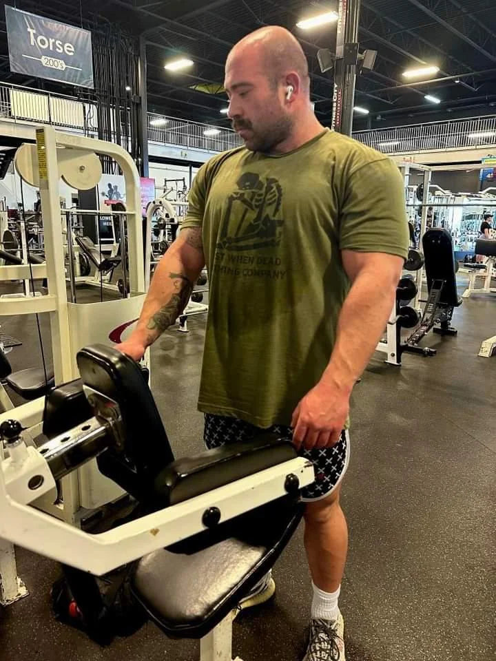 Rest When Dead - Classic Logo Tee - Army Green