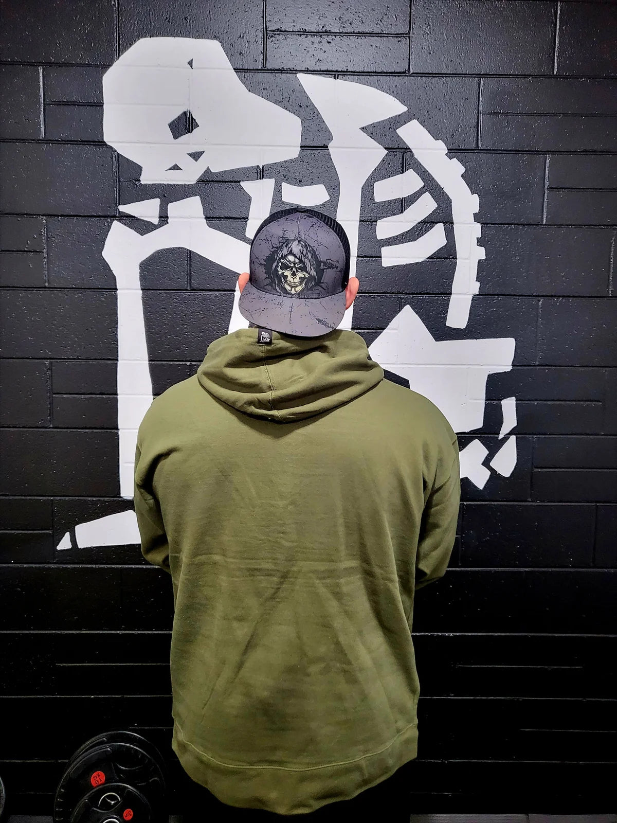 Rest When Dead - Classic Logo Hoodie - Army Green