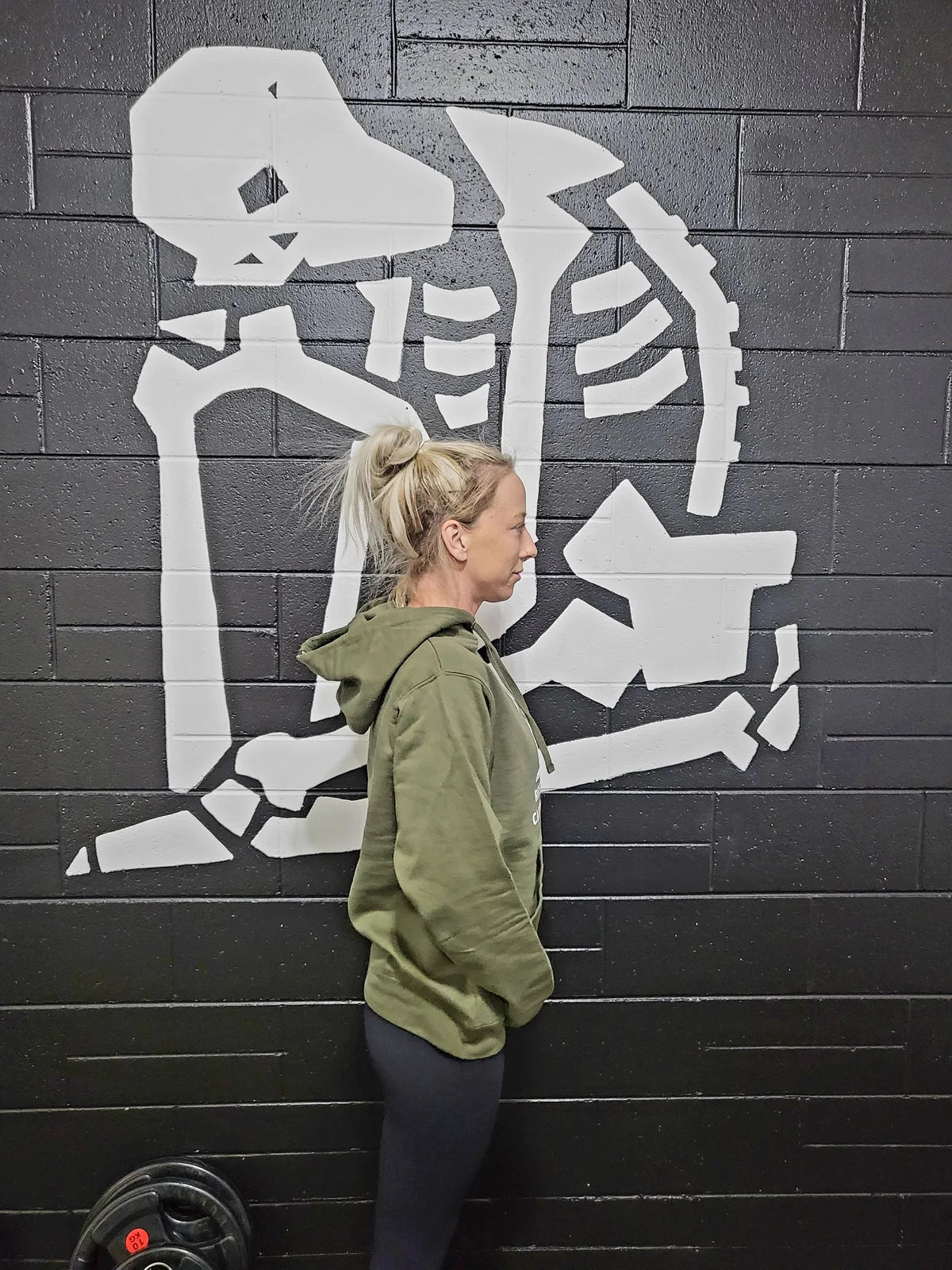 Rest When Dead - Classic Logo Hoodie - Army Green