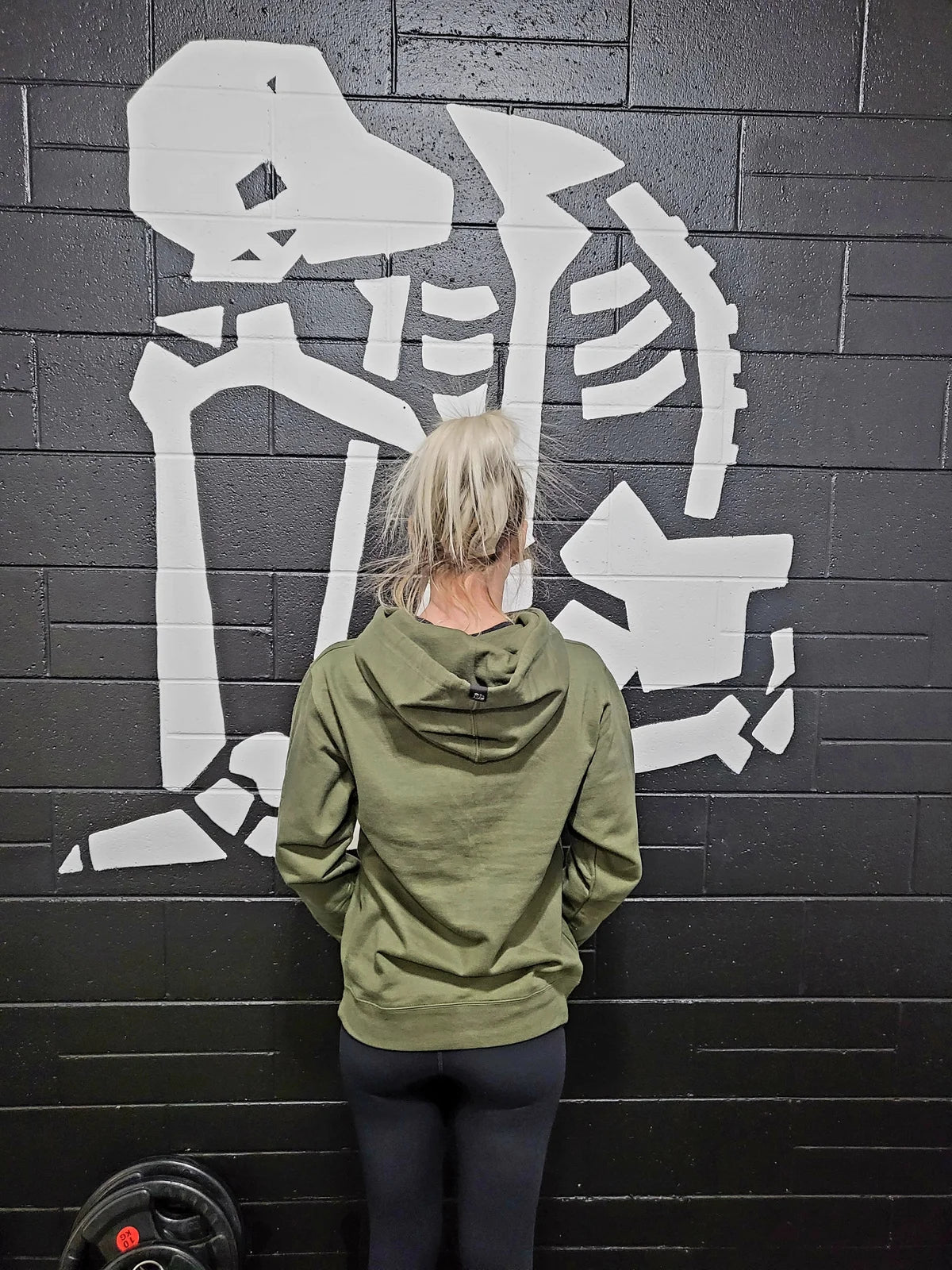 Rest When Dead - Classic Logo Hoodie - Army Green