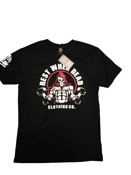 Rest When Dead - Jacked Reaper 1 Tee - Black