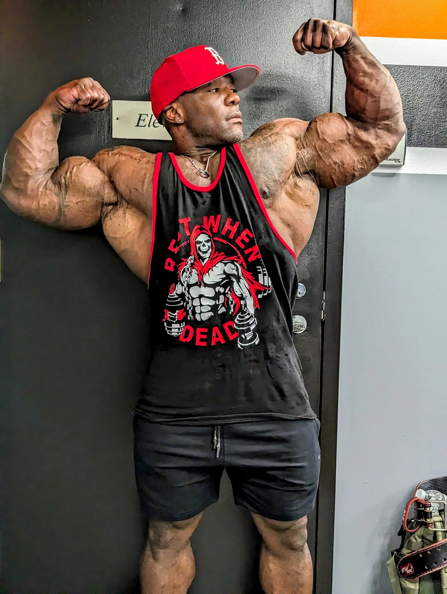 Rest When Dead - Jacked Reaper 2 Classic Tank - Black/Red