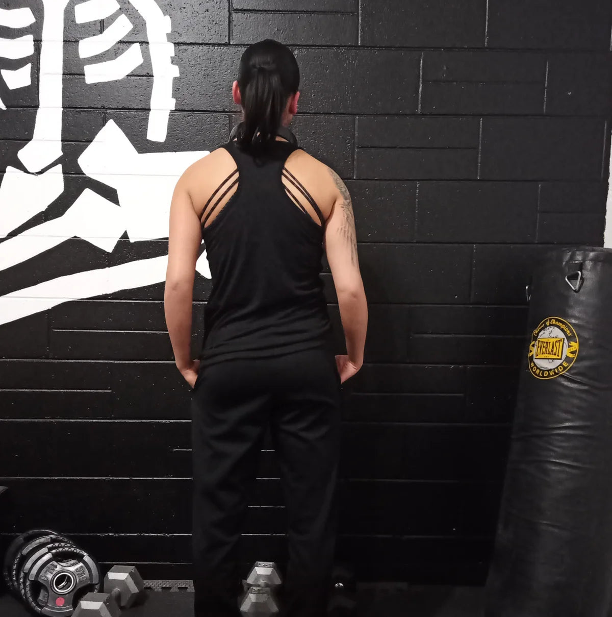 Rest When Dead - Womens Classic Logo Tank - Black