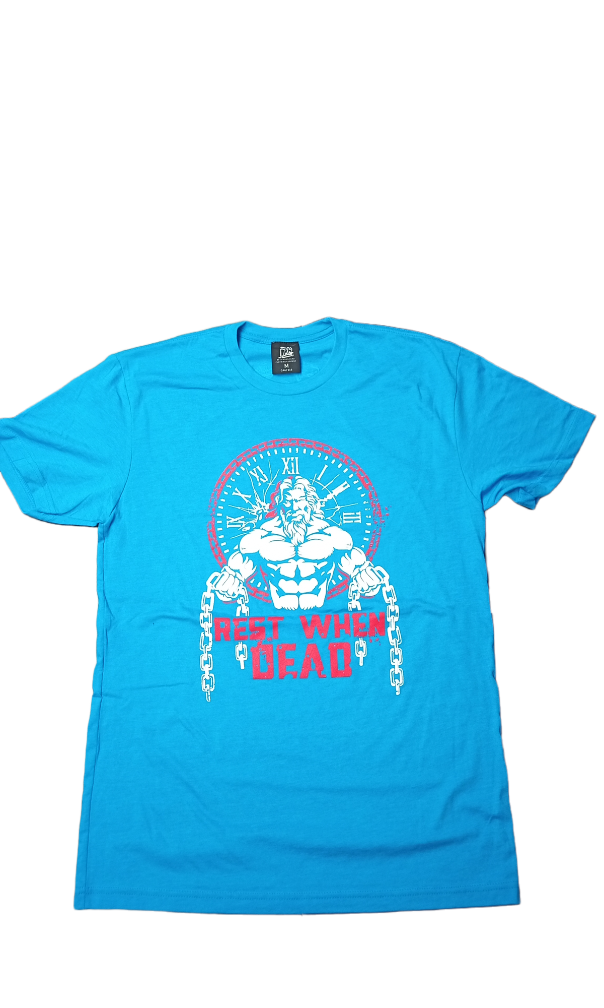Rest When Dead - Father Time Logo Tee - Blue