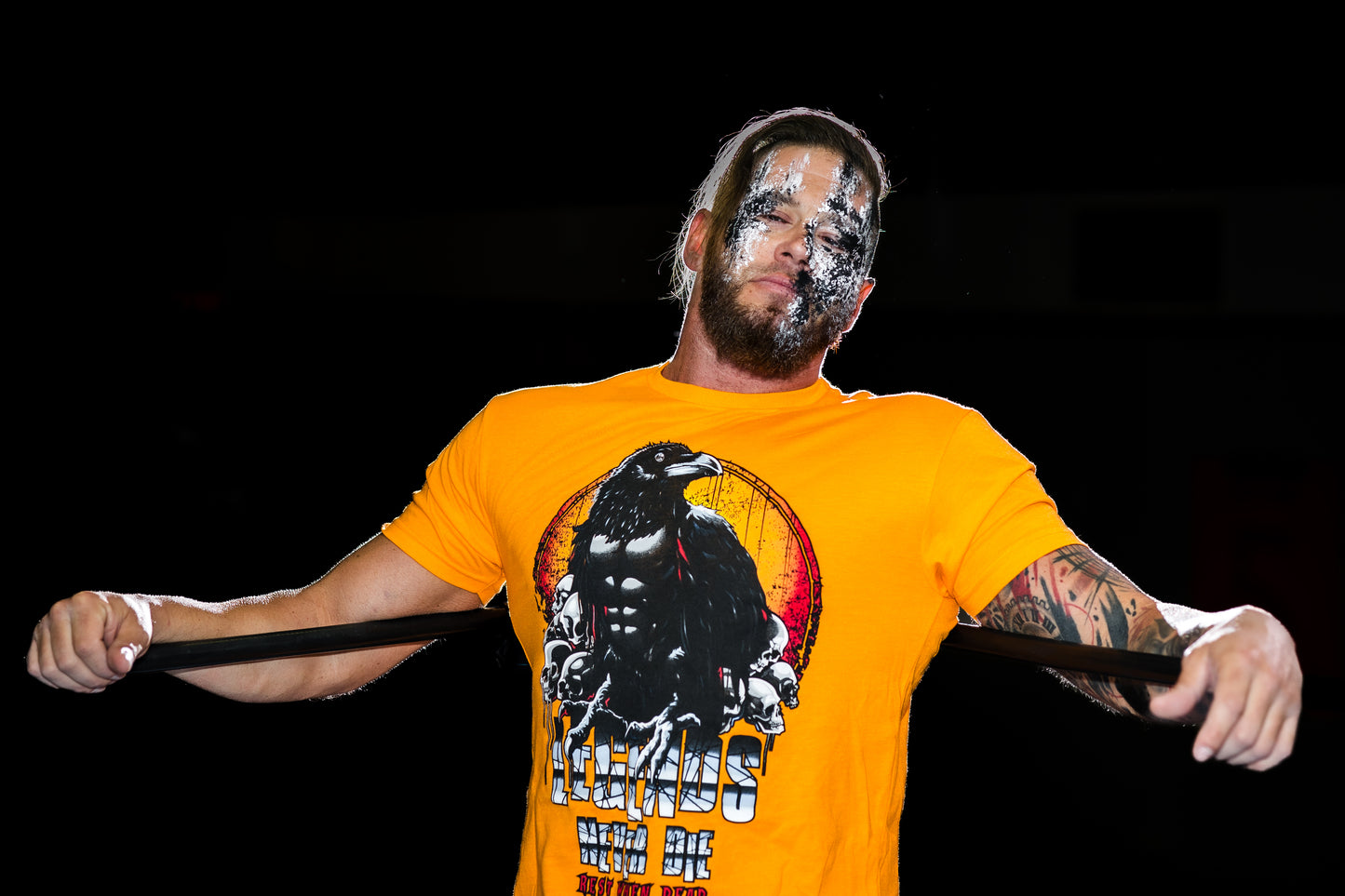 Rest When Dead - Legends Never Die Tshirt - Orange
