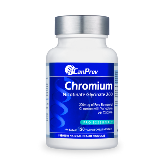 CanPrev -Chromium Nicotinate Glycinate 200 (120 Vcaps)