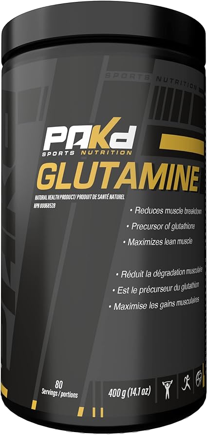 PAKd Nutrition - Glutamine (400g/80 servings)