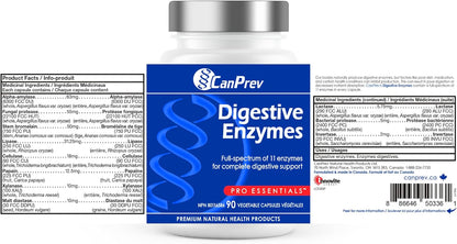 Canprev - Digestive Enzymes - 90 caps