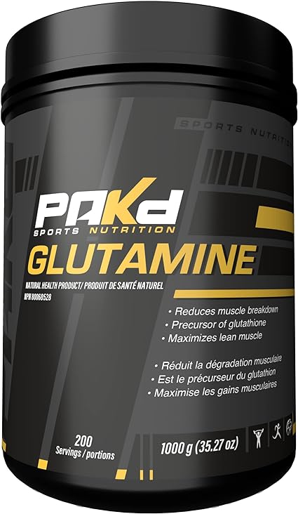 PAKd Nutrition - Glutamine (1000g/200 servings)