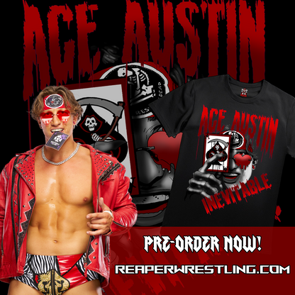 Reaper Wrestling - ACE Austin Tee (Pre-Order)