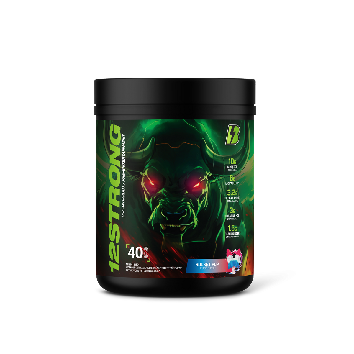 Bull Nutrition 12 Strong Pre-Workout