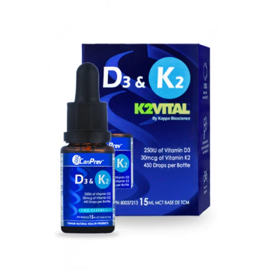 CanPrev - D3 & K2 Drops (15ml)