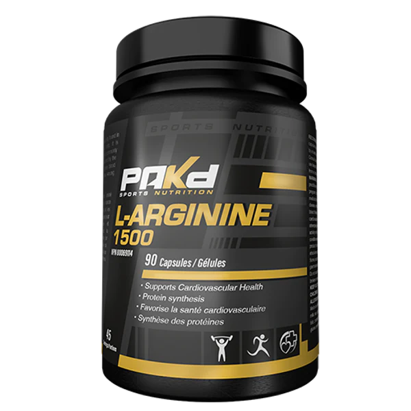 Pakd L-Arginine 1500 (45 Serving, 90 Caps)