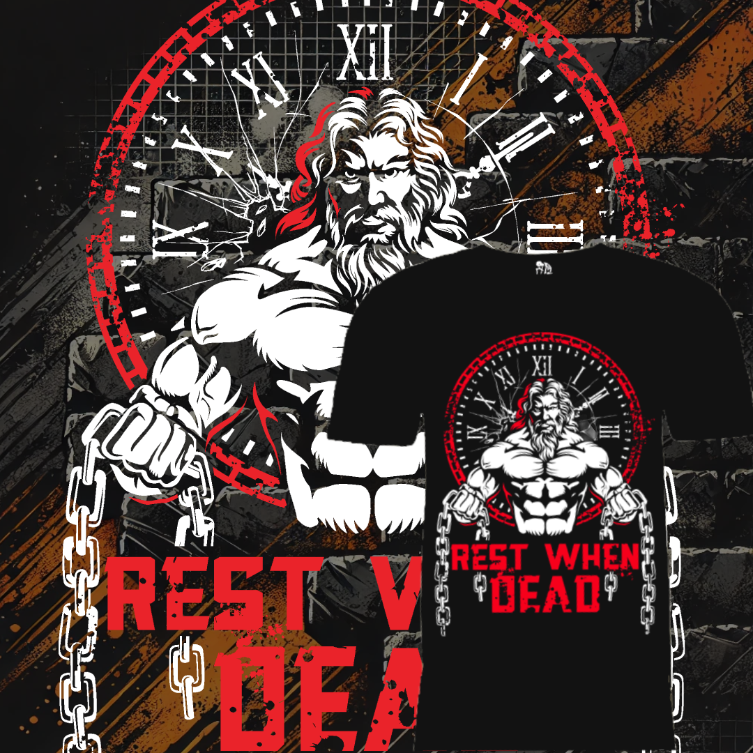 Rest When Dead - Father Time Tee (Black)