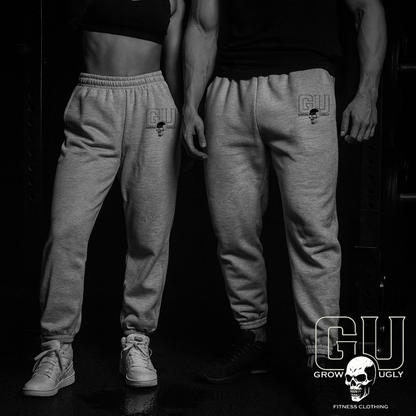 Grow Ugly Fitness Clothing - Heavyweight sweatpants (Grey)