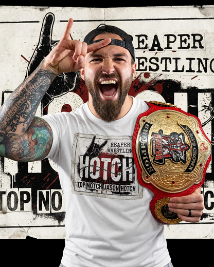 Reaper Wrestling - Jason Hotch Tee (White)