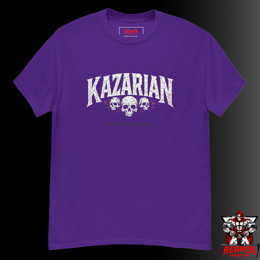 Reaper Wrestling - Frankie Kazarian - Long Live the King Tee (Purple)