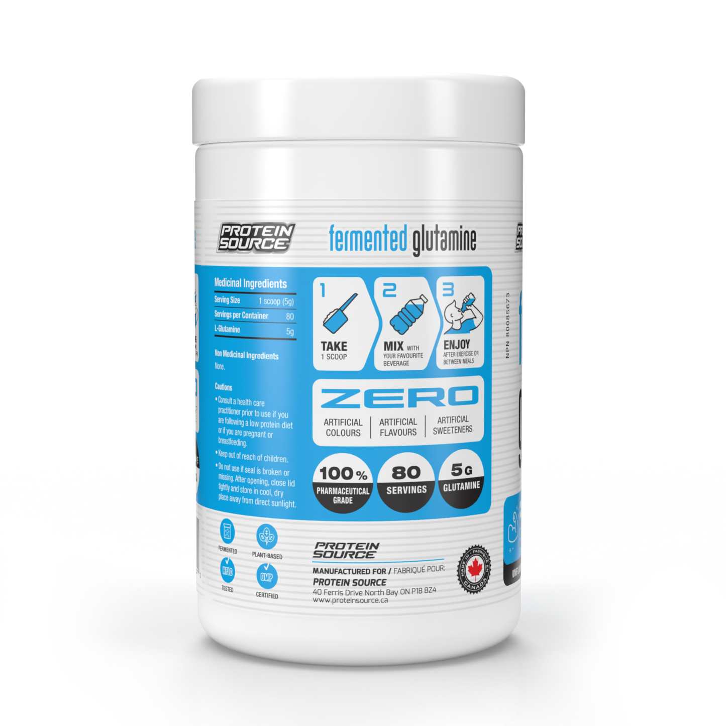 Protein Source - Fermented Glutamine (80 Servings)