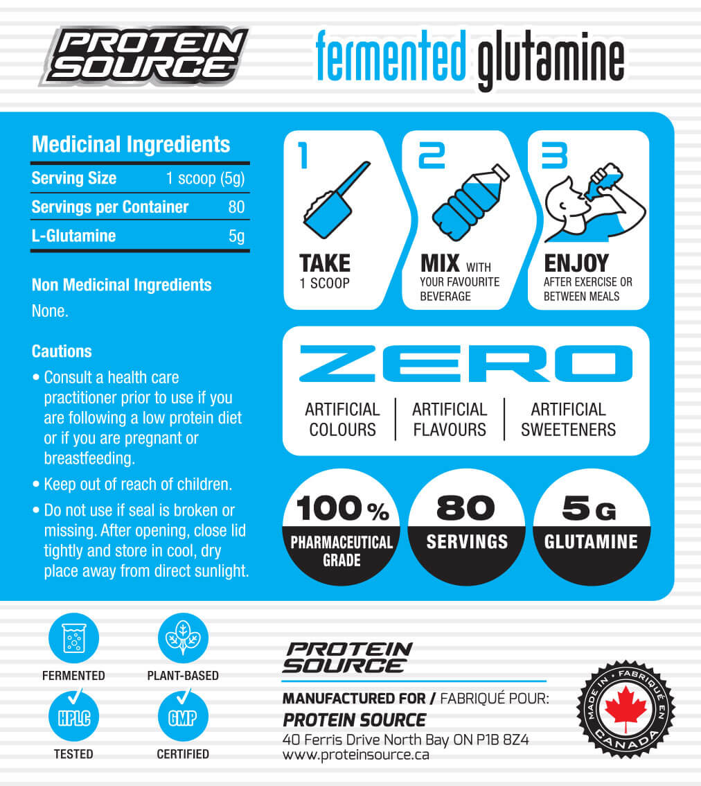 Protein Source - Fermented Glutamine (80 Servings)