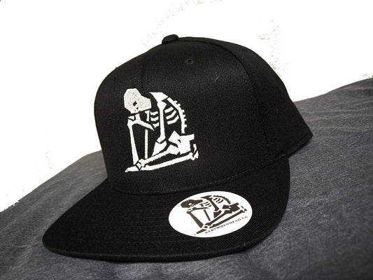 Rest When Dead - Flat Brimmed Hat (Classic Logo - Black)