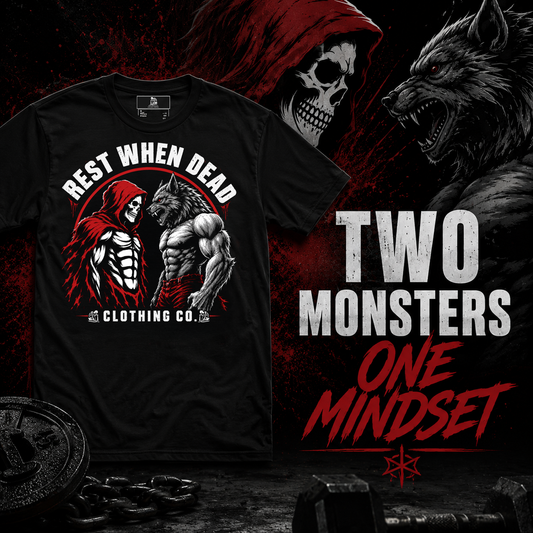 Rest When Dead - Reaper Vs Wolf Tee