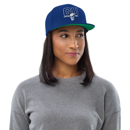 Grow Ugly Fitness Clothing - Snapback hat -  Bllue