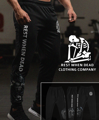Rest When Dead - Coffin Logo Joggers