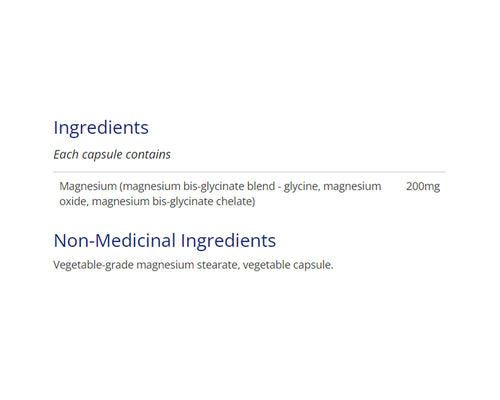 CanPrev - Magnesium Bis-Glycinate 200 (240 V Caps)